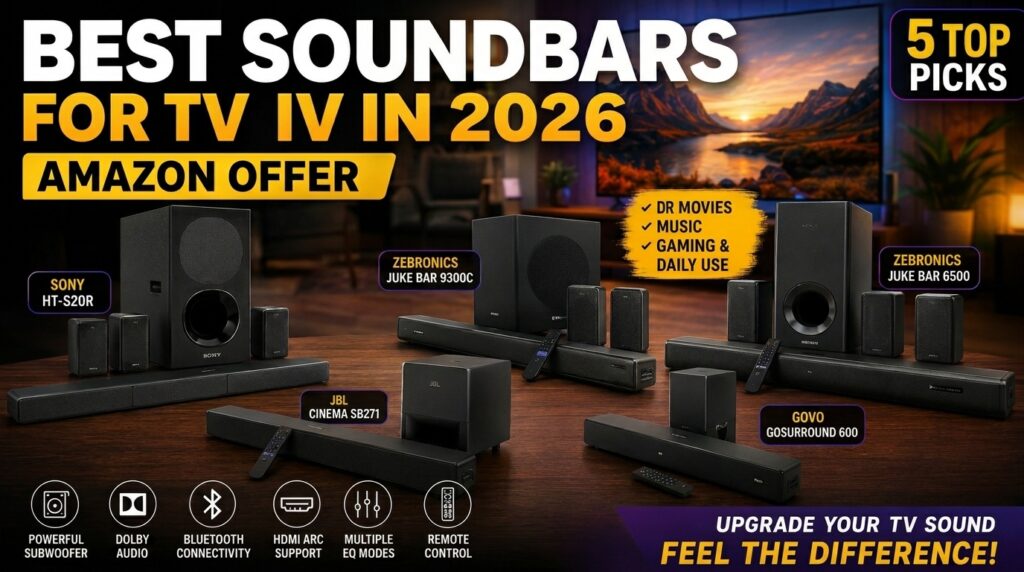5 Best Sound bar For tv with subwoofer: Top Dolby Atmos & Subwoofer Picks 8 Best Sound bar For tv with subwoofer: Top Dolby Atmos & Subwoofer Picks