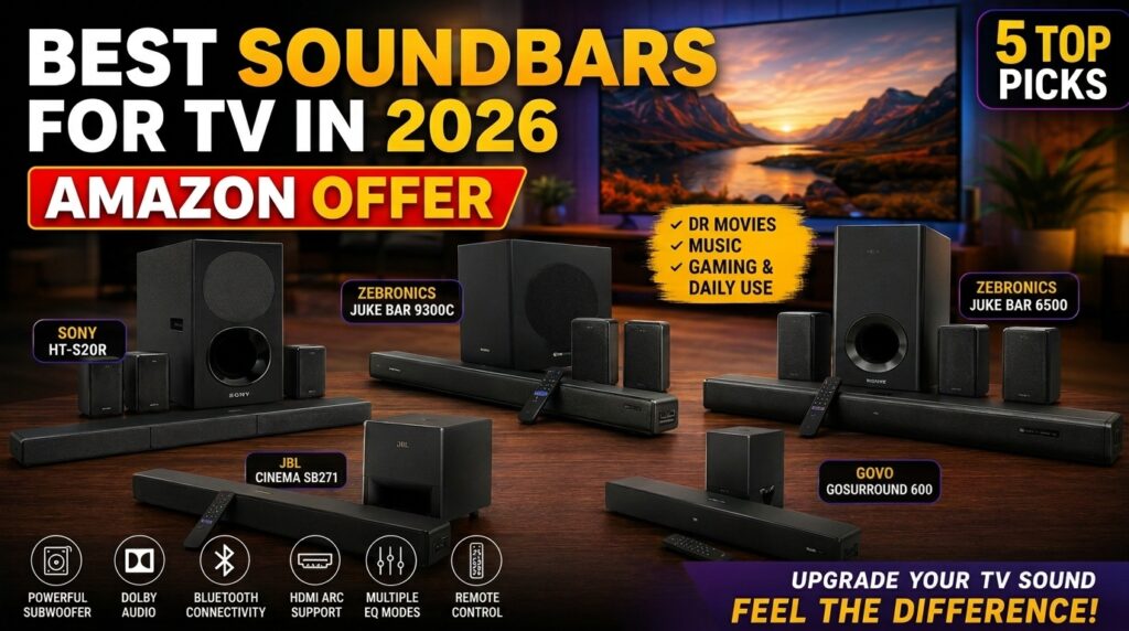 5 Best Sound bar For tv with subwoofer: Top Dolby Atmos & Subwoofer Picks 2 Best Sound bar For tv with subwoofer: Top Dolby Atmos & Subwoofer Picks