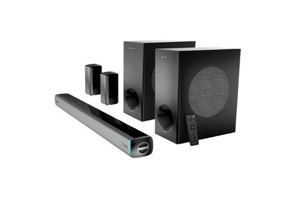 Top 5 Best Soundbar Under 10000 with subwoofer : Budget Picks for Movies, Music & Gaming 5 ZEBRONICS Juke bar 9550 pro 5.2 Soundbar